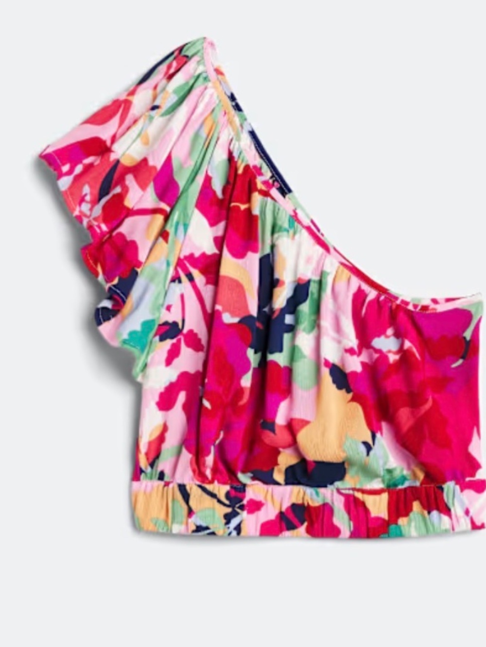 NWT BB Dakota One shoulder cropped blouse - size large